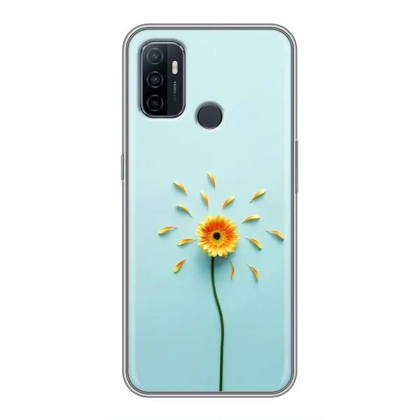Чехол с принтом «Желтый цветок» для OPPO A53