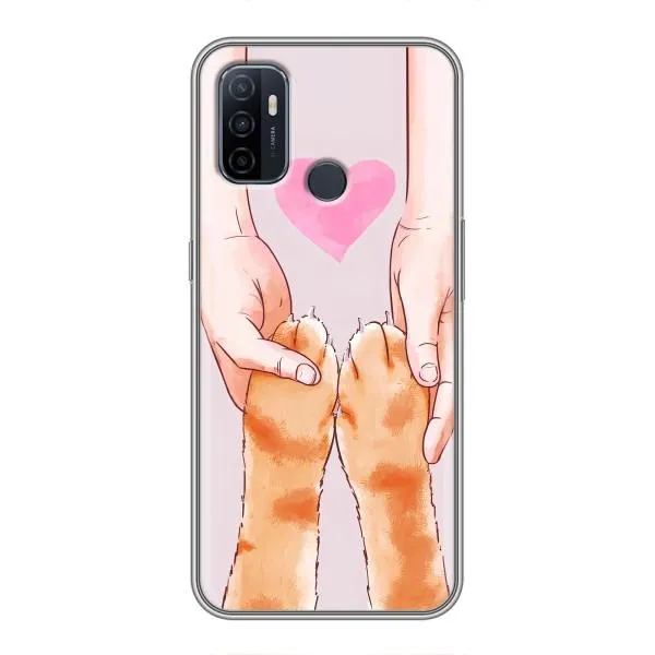 Чехол с принтом «Любовь к котикам» для OPPO A53