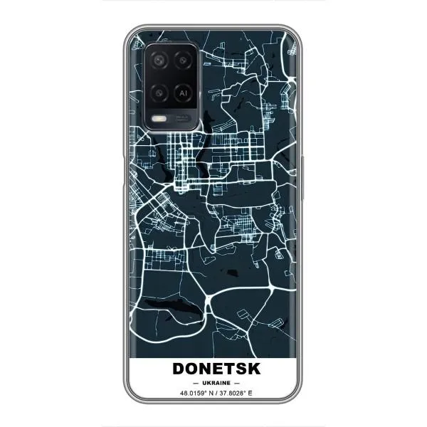 Чехол с принтом «Донецк» для OPPO A54