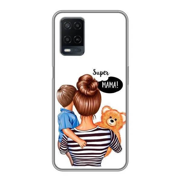 Чехол с принтом «Мама с сыном» для OPPO A54