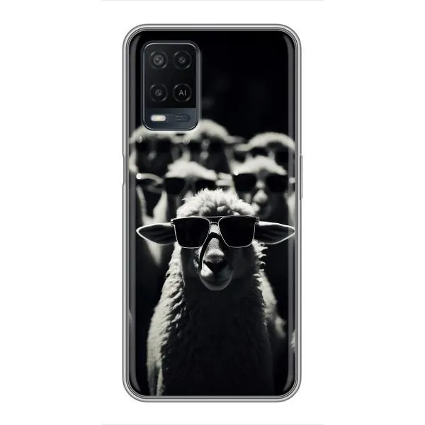 Чехол с принтом «Овечка в очках» для OPPO A54 Чехол с принтом «Овечка в очках» для OPPO A54