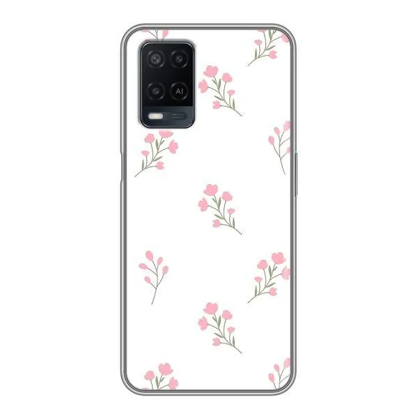 Чехол с принтом «Розовые цветы» для OPPO A54 Чехол с принтом «Розовые цветы» для OPPO A54