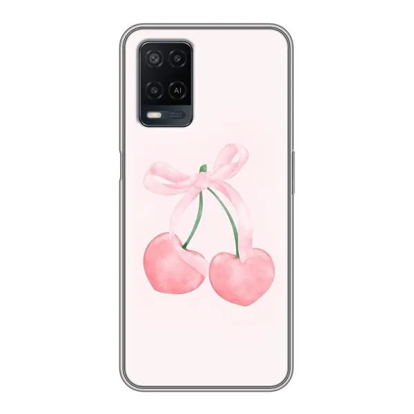 Чехол с принтом «Розовые вишни» для OPPO A54 Чехол с принтом «Розовые вишни» для OPPO A54