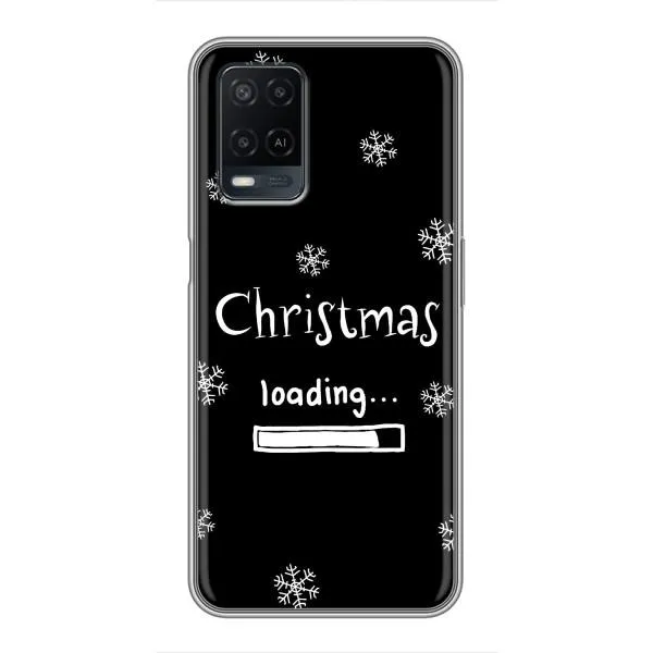 Чехол с принтом «Christmas loading» для OPPO A54