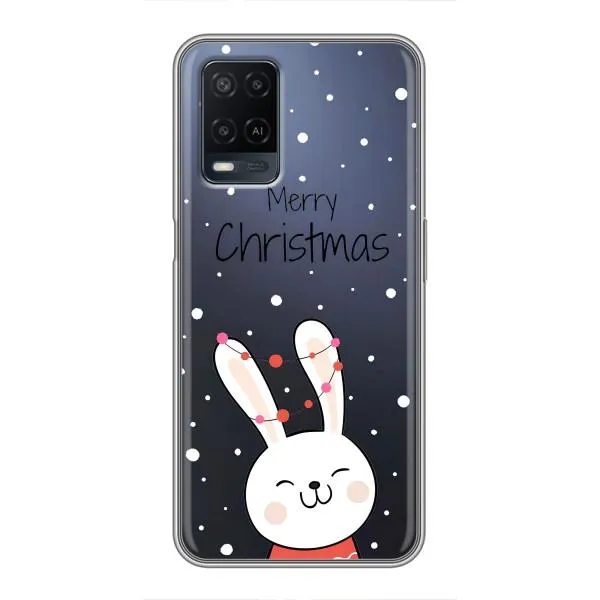 Чехол с принтом «Рождественский заяц» для OPPO A54 Чехол с принтом «Рождественский заяц» для OPPO A54