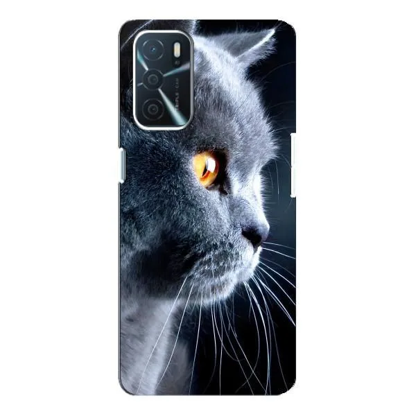 Чехол с принтом «Серый Кот» для OPPO A54s Чехол с принтом «Серый Кот» для OPPO A54s