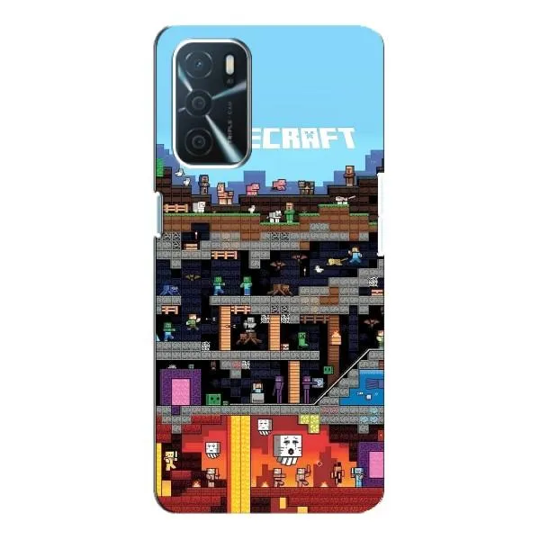 Чохол з принтом «фон Minecraft» для OPPO A54s