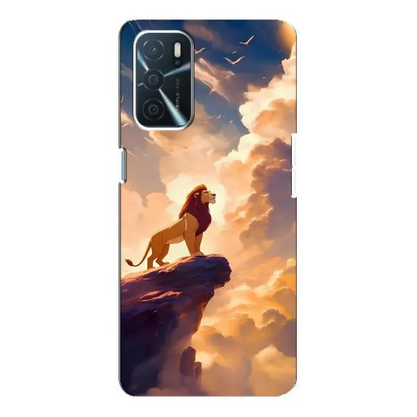 Чохол з принтом «Сімба на скелі» для OPPO A54s Чохол з принтом «Сімба на скелі» для OPPO A54s