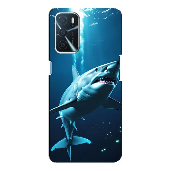 Чехол с принтом «Акула под водой» для OPPO A54s