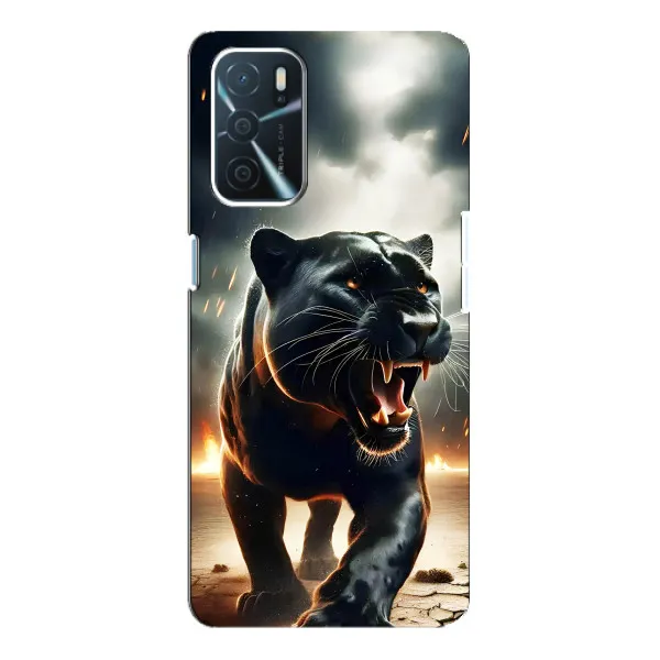 Чехол с принтом «Черная пантера» для OPPO A54s