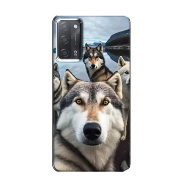 Чехол с принтом «Селфи ХАски» для OPPO A55