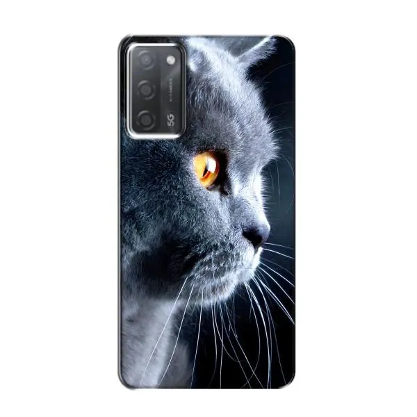 Чехол с принтом «Серый Кот» для OPPO A55