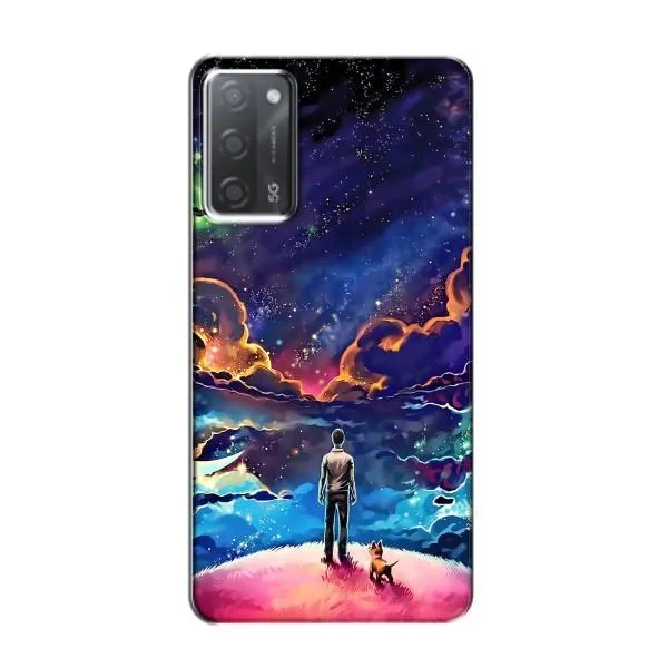 Чехол с принтом «Галактический вид» для OPPO A55
