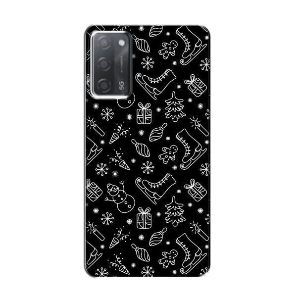 Чехол с принтом «Новогодний фон» для OPPO A55 Чехол с принтом «Новогодний фон» для OPPO A55
