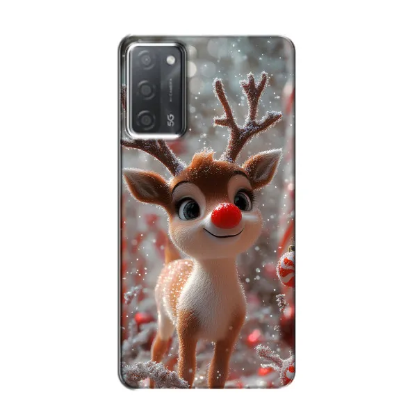 Чехол с принтом «Олень с носом» для OPPO A55