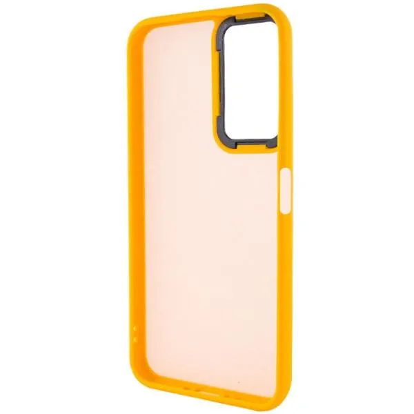 Чехол TPU+PC Lyon Frosted для Oppo A57s / A77s — Оранжевый — фото 3