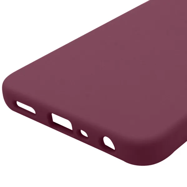 Чехол Silicone Cover Lakshmi Full Camera (AAA) для Oppo A57s / A77s — Бордовый — фото 5