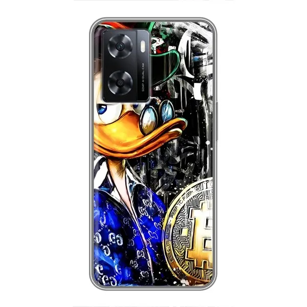 Чехол с принтом «Биткойн Скрудж» для OPPO A57s