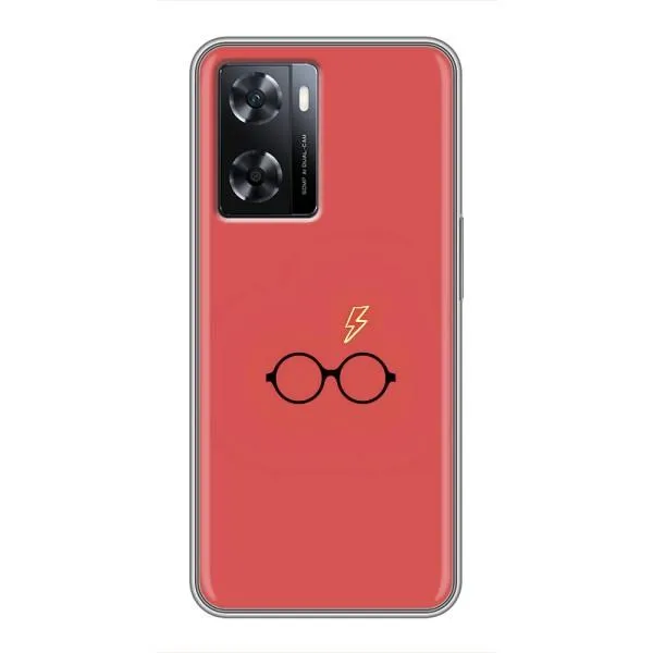 Чехол с принтом «шрам и очки» для OPPO A57s