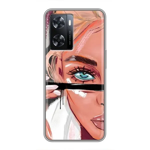 Чехол с принтом «Макияж» для OPPO A57s