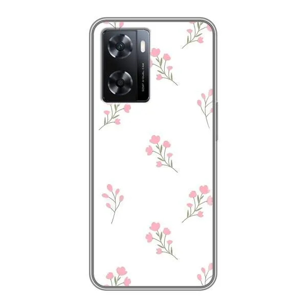 Чехол с принтом «Розовые цветы» для OPPO A57s Чехол с принтом «Розовые цветы» для OPPO A57s