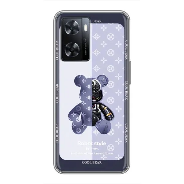 Чехол с принтом «Медвежонок LV» для OPPO A57s Чехол с принтом «Медвежонок LV» для OPPO A57s