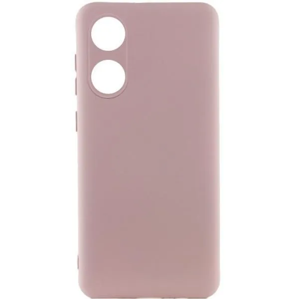 Чохол Silicone Cover Lakshmi Full Camera (A) для Oppo A58 4G — Рожевий — фото 2