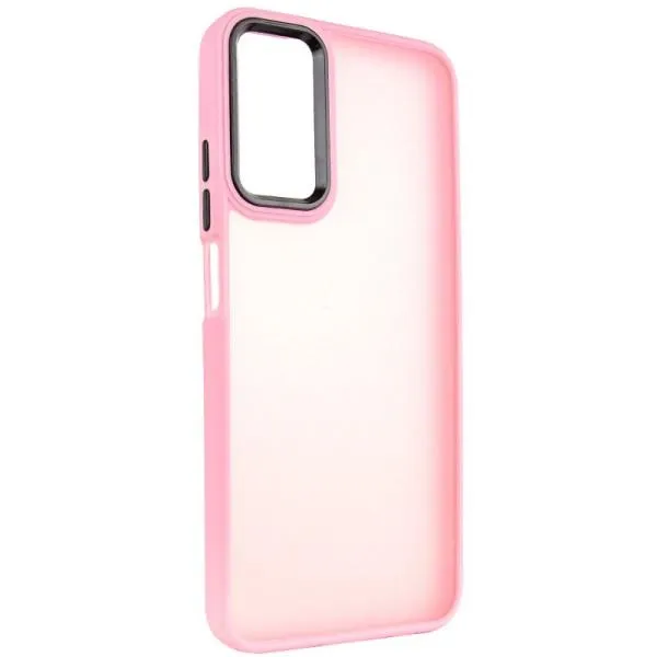 Чехол TPU+PC Lyon Frosted для Oppo A58 4G — Розовый — фото 1