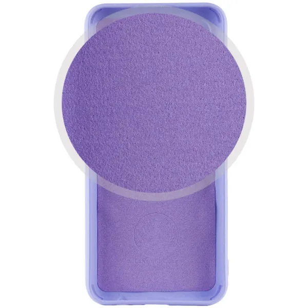 Чохол Silicone Cover Lakshmi Full Camera (AAA) для Oppo A58 4G — Бузковий — фото 2