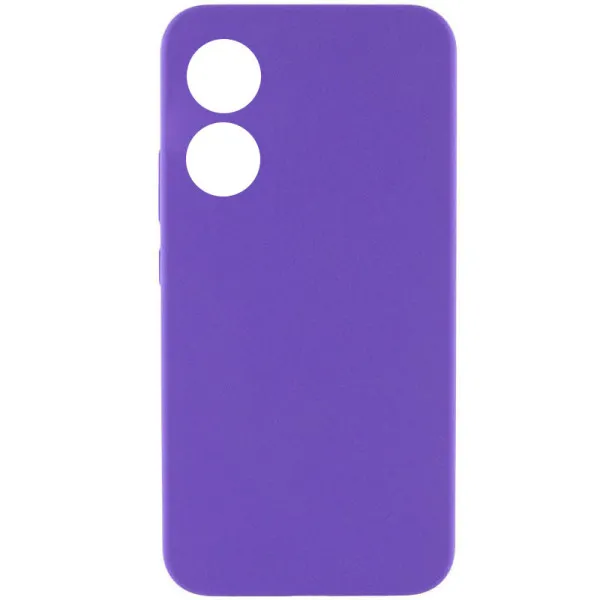 Чохол Silicone Cover Lakshmi Full Camera (AAA) для Oppo A58 4G — Фіолетовий — фото 1 Чохол Silicone Cover Lakshmi Full Camera (AAA) для Oppo A58 4G — Фіолетовий — фото 1