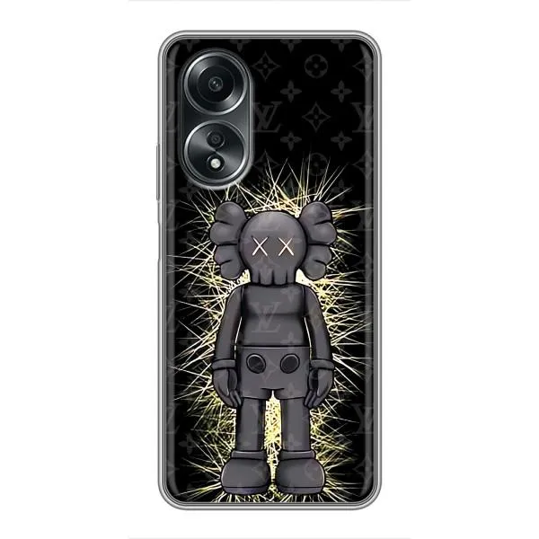 Чехол с принтом «Bearbrick LV» для OPPO A58 (4G)