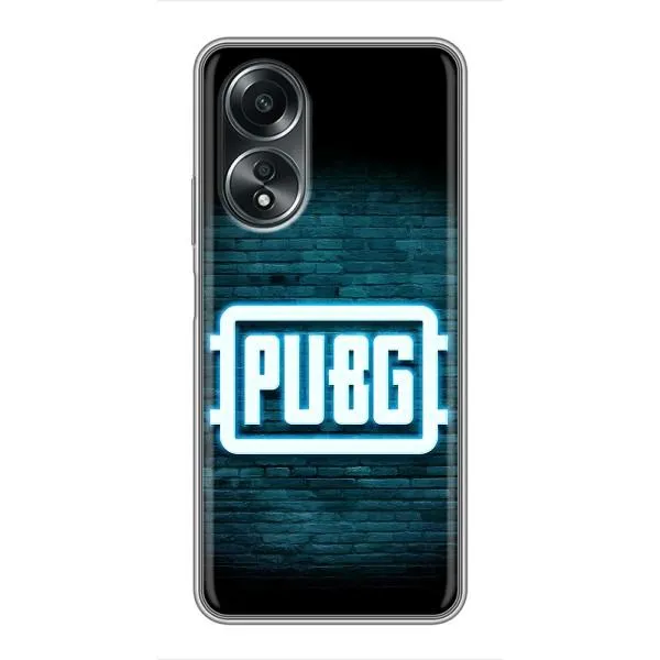Чехол с принтом «Лого PUBG» для OPPO A58 (4G) Чехол с принтом «Лого PUBG» для OPPO A58 (4G)