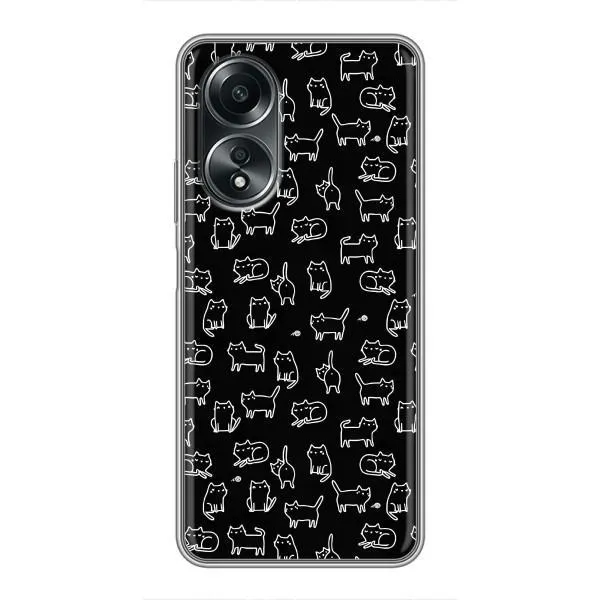 Чохол з принтом «Маленькі котики» для OPPO A58 (4G)