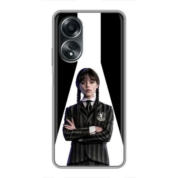 Чехол с принтом «W-Wednesday» для OPPO A58 (4G)