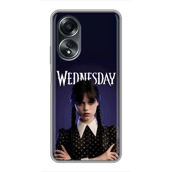 Чехол с принтом «Wednesday» для OPPO A58 (4G)