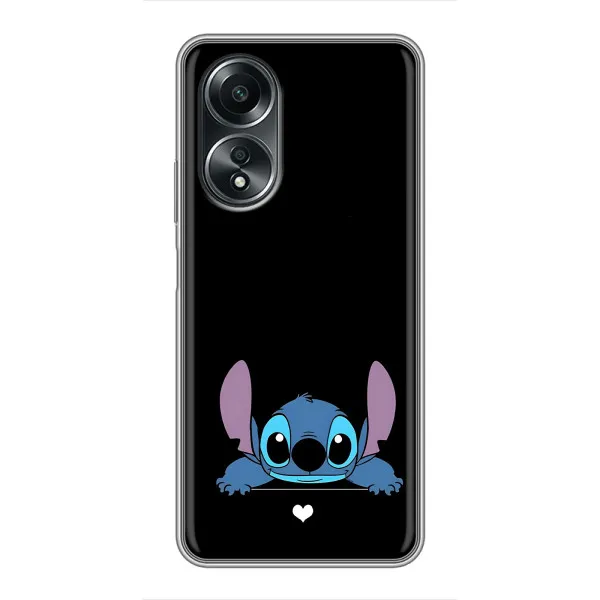 Чехол с принтом «Стич на черном» для OPPO A58 (4G) Чехол с принтом «Стич на черном» для OPPO A58 (4G)