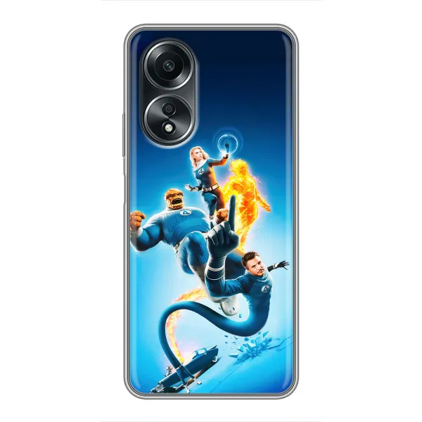 Чехол с принтом «Герои Фантастическая Четверка» для OPPO A58 (4G) Чехол с принтом «Герои Фантастическая Четверка» для OPPO A58 (4G)