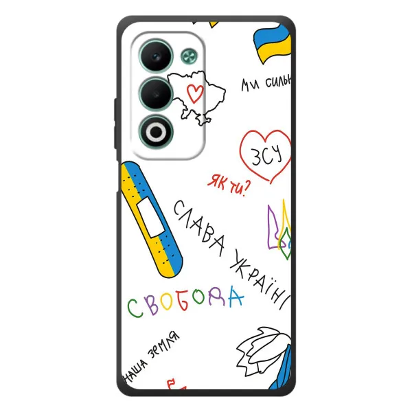 Чехол с принтом «Стикер» для OPPO A5m