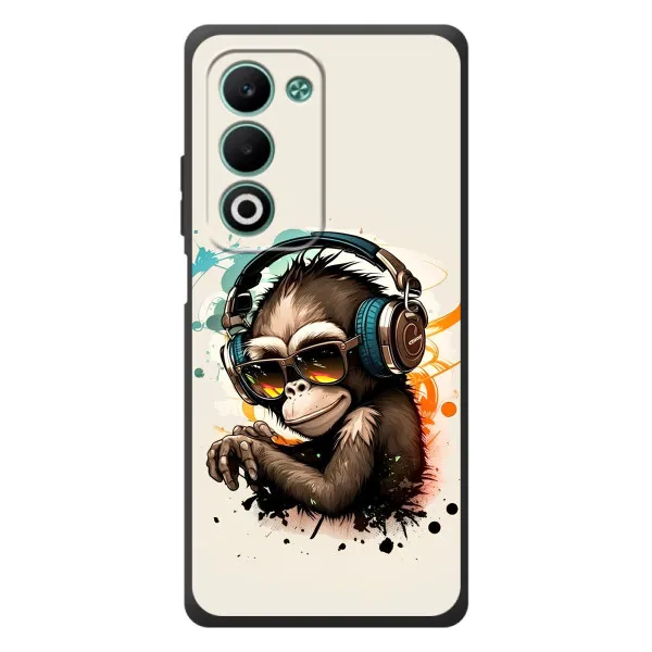 Чехол с принтом «Макака в наушниках» для OPPO A5m