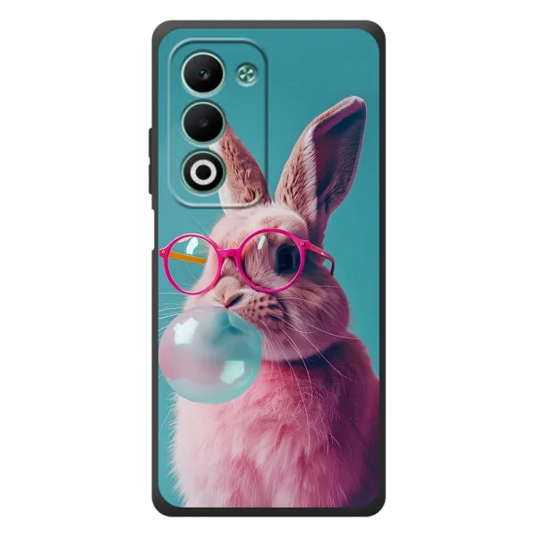 Чехол с принтом «Кролик в очках» для OPPO A5m Чехол с принтом «Кролик в очках» для OPPO A5m