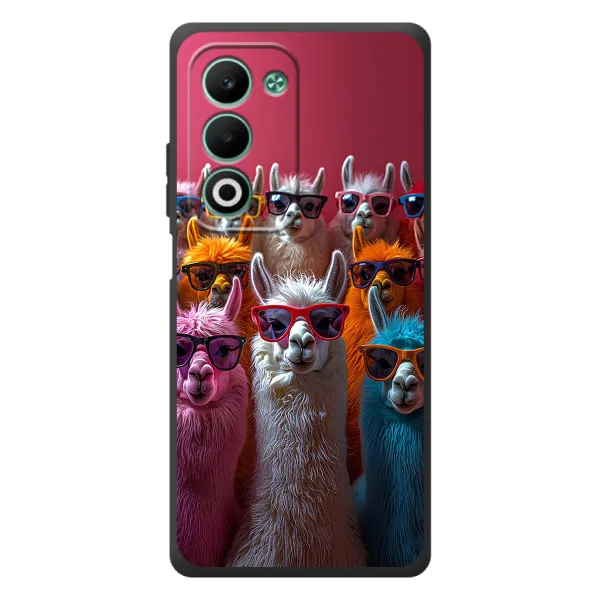 Чехол с принтом «Ламы в очках» для OPPO A5m Чехол с принтом «Ламы в очках» для OPPO A5m