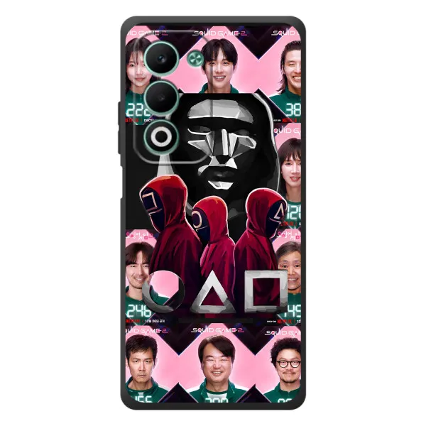 Чехол с принтом «Участники Игра кальмара» для OPPO A5m