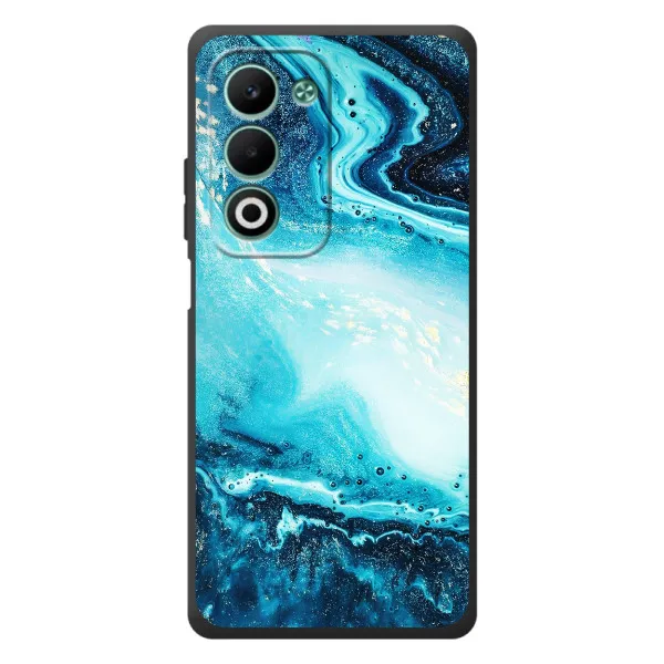 Чехол с принтом «Голубой мрамор» для OPPO A5m Чехол с принтом «Голубой мрамор» для OPPO A5m