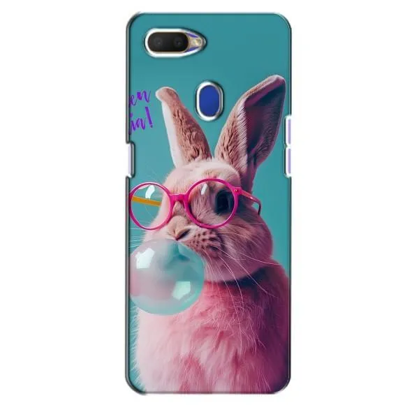 Чехол с принтом «Кролик в очках» для OPPO A5s
