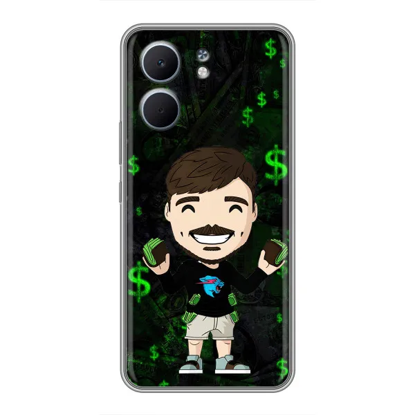 Чехол с принтом «Блогер Beast» для OPPO A5x