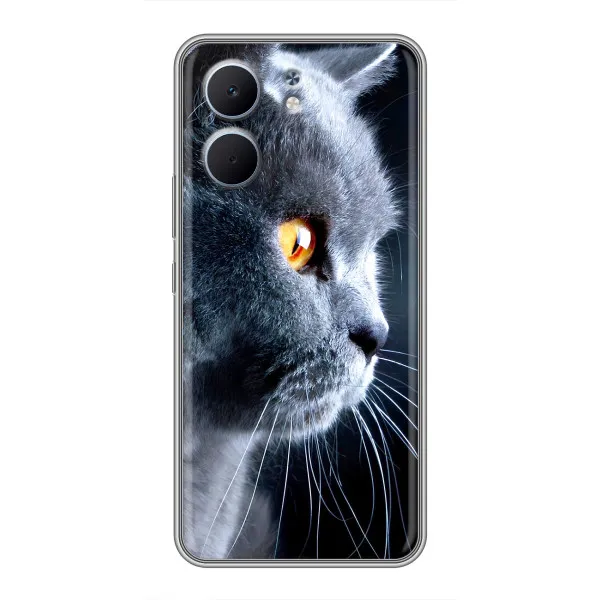 Чехол с принтом «Серый Кот» для OPPO A5x
