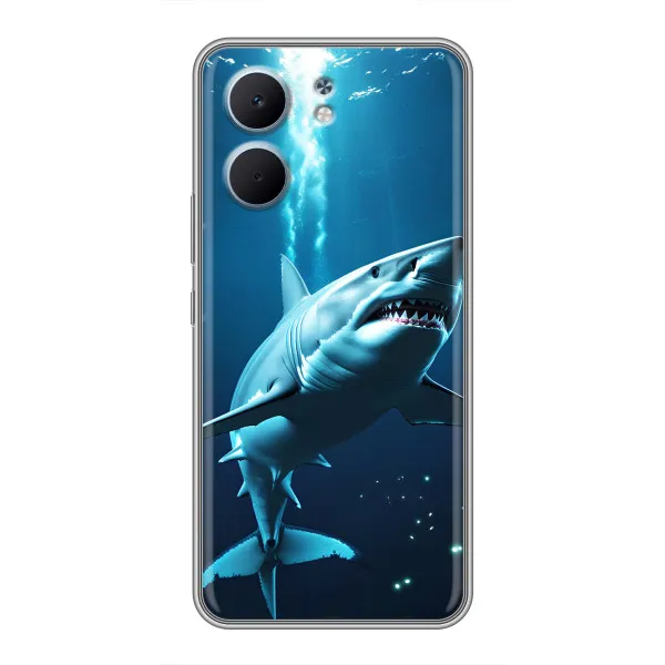 Чехол с принтом «Акула под водой» для OPPO A5x