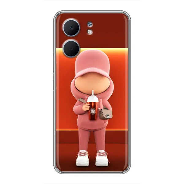 Чехол с принтом «С Кофе» для OPPO A5x