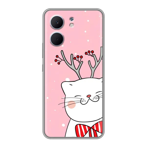 Чехол с принтом «Зимний кот» для OPPO A5x