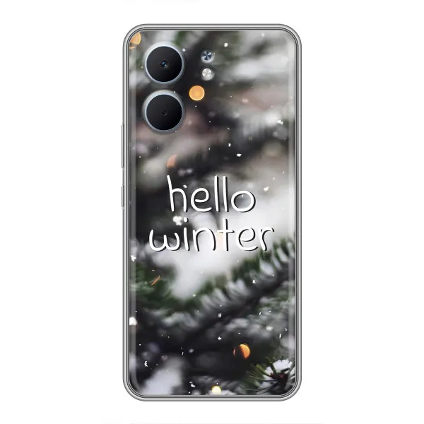 Чехол с принтом «Hello winter» для OPPO A5x